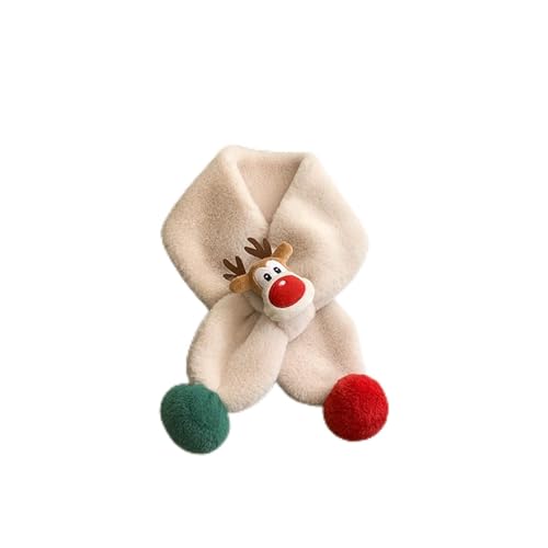 Bufandas y Pañuelos para Mujer Navidad Bufanda Chaleco Térmico para Niños Pequeños Guantes con Pañuelo para Hombre, beige, S