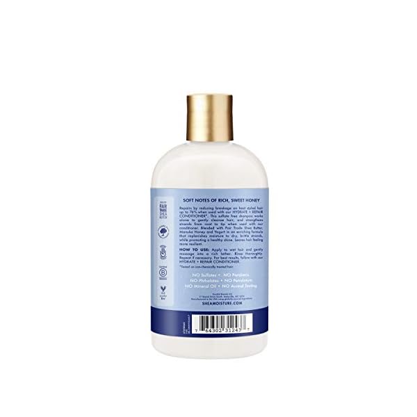 SheaMoisture-Hydrate-Repair-conditioner-For-Damaged-Hair-Manuka-Honey-Yogurt-Shea-Butter-Shampoo-and-Conditioner-13oz SheaMoisture Hydrate & Repair conditioner For Damaged Hair Manuka Honey & Yogurt Shea Butter Shampoo and Conditioner 13 Fl.oz