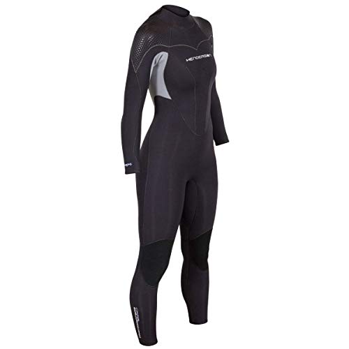 Henderson Women's Thermoprene Pro Wetsuit 7Mm Back Zip Fullsuit Black #TOP2