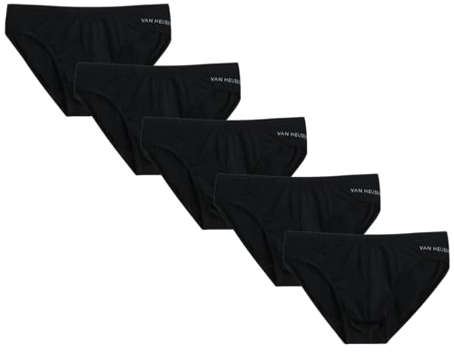 Van Heusen Men's Briefs - 5 Pack Quick Dry No Fly Performance Low Rise Briefs - Soft Breathable Underwear for Men (S-XL)