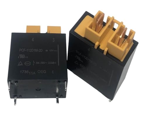 Relais PCF-112D1M-2D à commutation stable pour carte électronique 12V