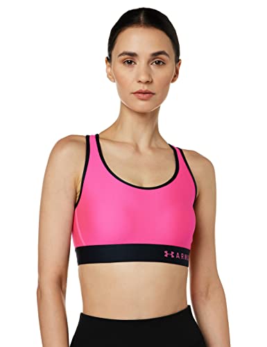 Image of Under Armour Women's Armour Mid Heathered Sports Bra