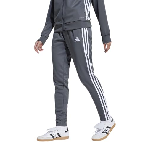 Adidas Womens Tiro 25 Essentials Training Soccer Pants, Grey/White, Large
