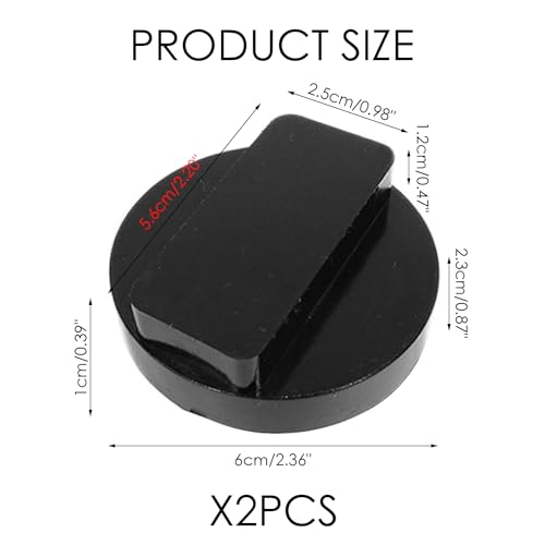 2 Stück Gummihalterungen, Gabelstaplerzubehör, Gummistützpolster, Basisgummipolster, Hebewerkzeuge, Fahrzeugkranadapter