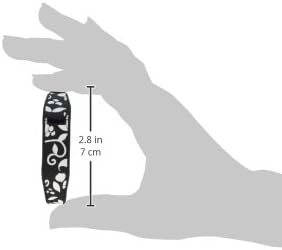 French Bull Fitbit Flex Wristband - Black Fitbit Flex Replacement Band With Secure Chrome Watch Clasp, Unique Handcrafted 3D French Bull Pattern Made from Premium Silicone, Fitbit Flex Color Bands, Fitbit Flex Accessory Band