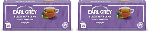 By Amazon Earl Grey Mezcla De Té Negro 25 Bolsitas (Paquete de 2)