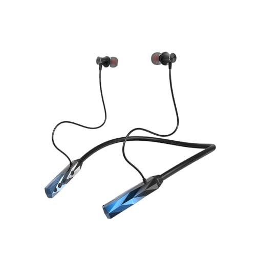 Image of APES NeckBeat Wireless Bluetooth Neckband, 18Hrs Playtime, 10mm Dynamic Driver (Blue)