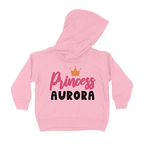 Princess Aurora Kids Hoodie Sweatshirt Toddler 2T Light Pink