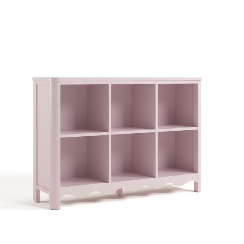 Image of Storkcraft Casablanca 6 Cube Organizer Bookcase, Blush