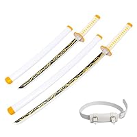 Amazon.co.jp: Sealeekuchi 日輪刀 胡蝶しのぶ 100cm 白 ベルト