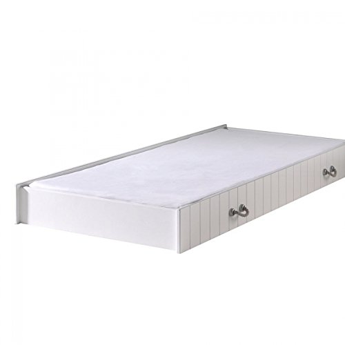 Vipack 'Autobett lerb9014 Lewis Ausziehbett Holz weiß 190 x 94 x 9 cm