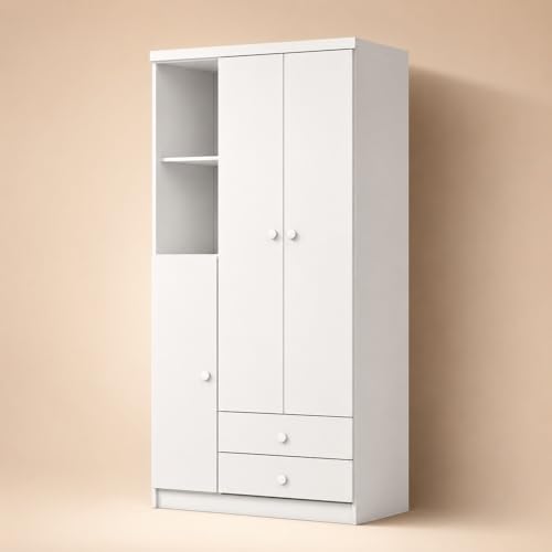 Vicawu Armoire Enfant Mint - Blanc