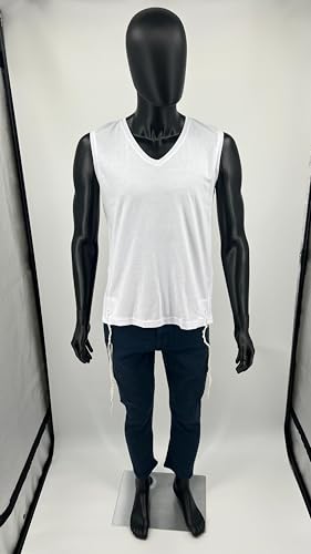 Adult Tzitzit T-Shirt Kosher Tzizis -Ashkenaz, Sephardi or Chabad Strings by MMJ-100% Cotton V-Neck Certified Made in Israel4