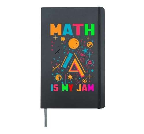MATH IS MY JAM Hardcover Journal, Black