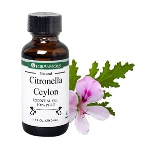 LorAnn Citronella Oil (100% Pure essential oil), 1 ounce bottle