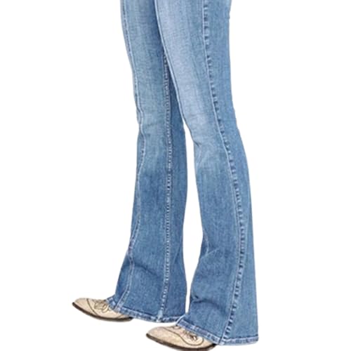 Slim Stretch Bootcut Leg Trouser for Men Classic Curvy Jeans Washed Ripped Skinny Denim Pants3