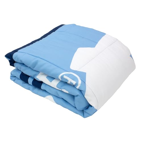 Image of College Covers Everything Comfy North Carolina Tar Heels Reversible Big Logo Soft and Colorful Comforter, Full