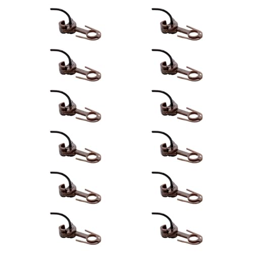 mophrati - mophrati Lot de 12 attelages pour Wagons de Marchandises. Cet Accessoire modélisme ferroviaire, Facile à Installer, Assure Une Apparence Impeccable à Vos modèles réduits.