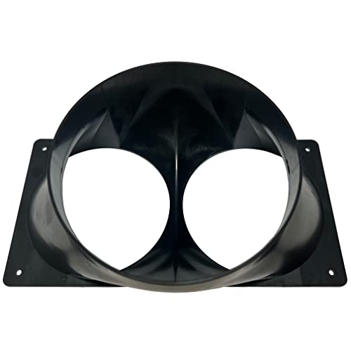 Tinker3D Antminer S19 T19 S17 T17 doble cubierta de ventilador de 6 pulgadas a 2 conductos redondos de refrigeración de aire ASIC Miner 2 x 120 mm, fabricado en Estados Unidos (1)