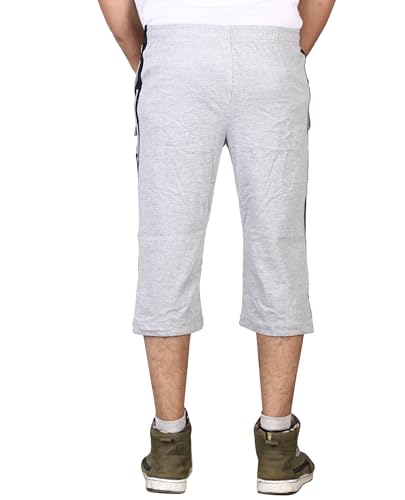 Image of VEGO Mens Cotton Three by Fourth, 3 /4, Capri, Three Quarter Plus Size