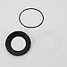 ROLYA Solid Metal Glass Vessel Sink Mounting Ring Matte Black