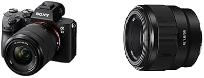 Sony Alpha 7 III | Appareil Photo Numérique Hybride Plein Format en kit avec l’Objectif Zoom FE 28-70mm f/3.5-5.6 OSS II (AF en 0.02s, stabilisation Interne 5 Axes, 4K HLG) + 50F18F