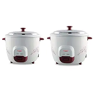 Prestige Prwo 1.8 Litre Red Colour Rice Cooker & Prestige Prwo 1.0 Red Colour Rice Cooker