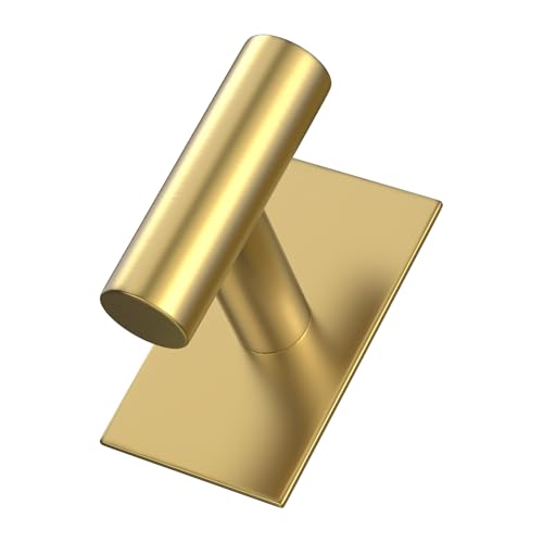 VAEHOLD Wall Towel Hooks, Heavy Duty Sticky Holder Waterproof Towel Hooks for Hanging Coat, Clothes, Closet Hook Wall Mount for Kitchen (Gold, 4 Pack) by VAEHOLD - Image 6