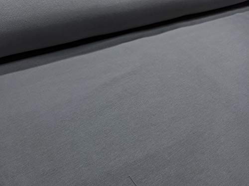 DESCONOCIDO RIVERO Tejidos. Tejido de loneta Lisa en Color Gris Antracita nº 702 con 280 cm de Ancho. Se Vende por Metros. Ideal para la confección de Cortinas, Cojines..