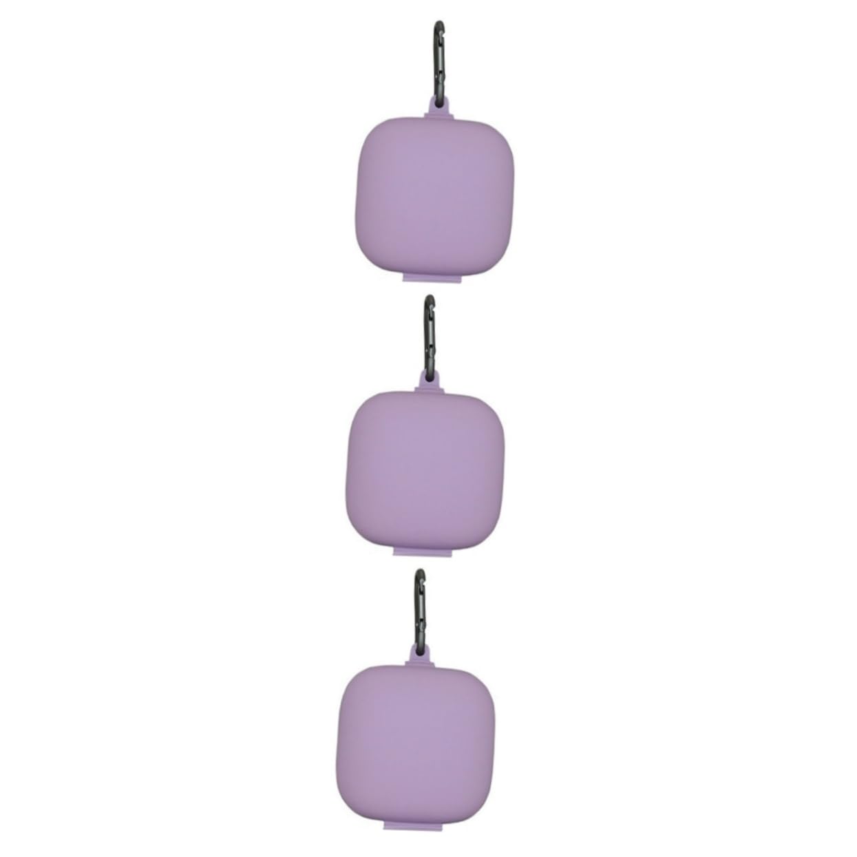 jojofuny 3pezzi Custodia Protettiva Per Cuffie Wireless Con Design Metallo Silicone Antigraffio e Stile Compatibile Con Pro