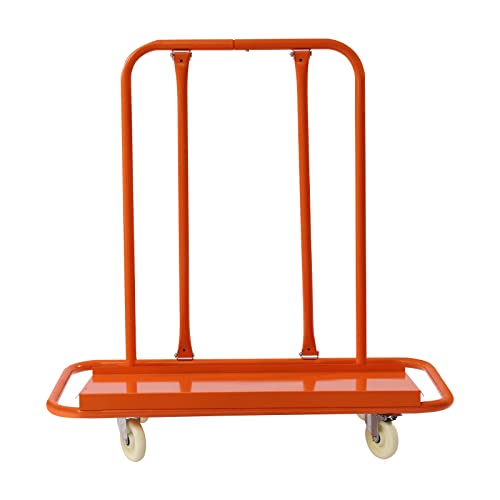 Carrello porta piastre 1000 kg max. Carrello da costruzione a secco con 4 ruote,Trasporto di partizioni,cartongesso ad alte prestazioni servizio Dolly Cart