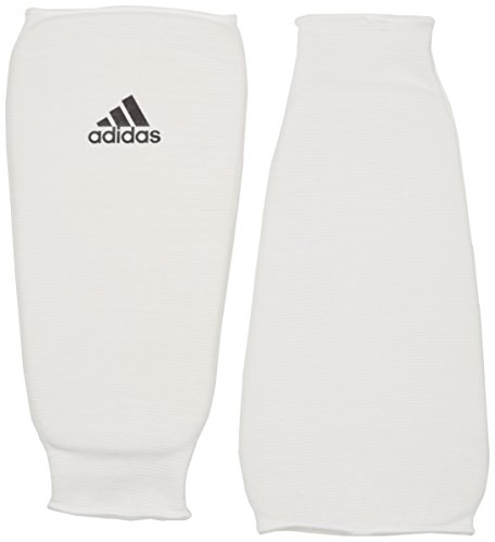 adidas Espinillera Kick Boxing Shin Pad, Blanco, L, adiBP07