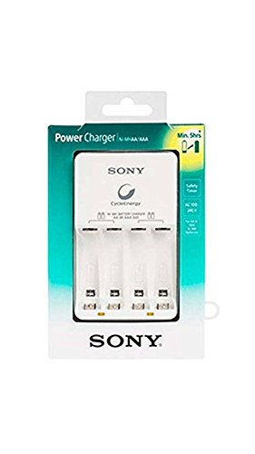 Image of SONY Ni-MH BCG-34HHN 4xAA 4xAAA Cycle Energy Rechargeable Battery Quick Charger � Charges 4 AA &4AAA Batteries at a time