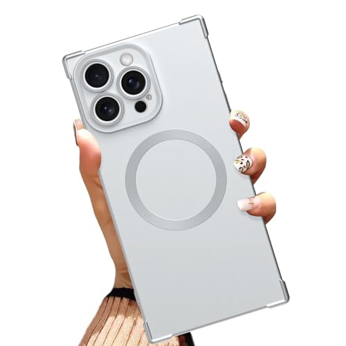 Coque fine iPhone 16 Pro Max MagSafe argent idéale pour un usage quotidien urbain