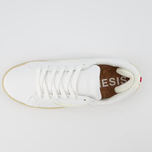 GENESIS Damen G-hela Vegan Tennisschuhe Sneaker Weiß 39 EU