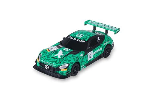 SCALEXTRIC - Coche de Carreras de Juguete Pull -Power - Clásico - Escala 1:43 (Mercedes AMG GT3 - #6)