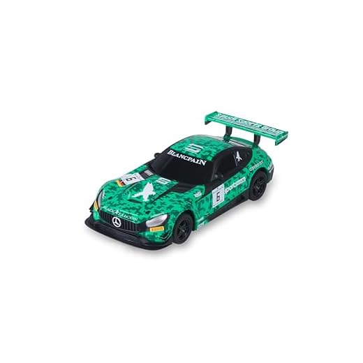 SCALEXTRIC - Coche de Carreras de Juguete Pull -Power - Cl&aacute;sico - Escala 1:43 (Mercedes AMG GT3 - #6)