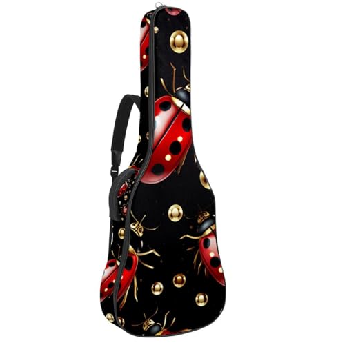 Étui souple pour guitare acoustique Lady Beetle L housse imperméable multicolore