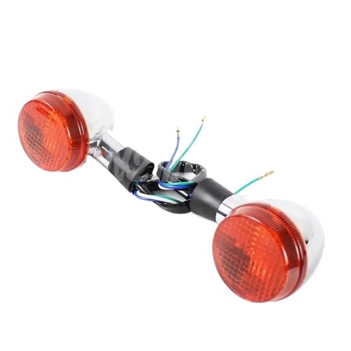 Clignotants moto chromés 11V avant et arrière pour Shadow 400 750
