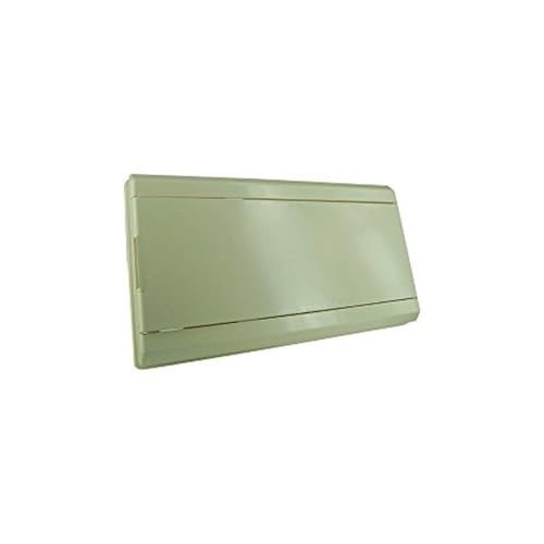 Marco y puerta marfil para caja ICP, diseño elegante, resistente y funcional, ideal para cerrar y proteger espacios.