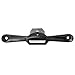 Plane Spokeshave, Woodworking Black + White High Hardness Adjustment Hand Trimming Tool, Curved Planing for Planing Round