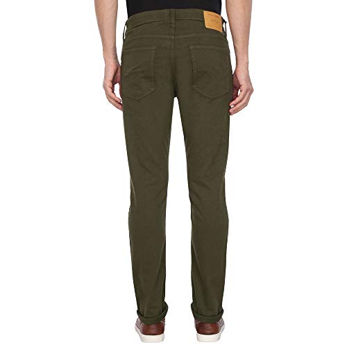 Image of JACK & JONES Mens 5 Pocket Solid Chinos