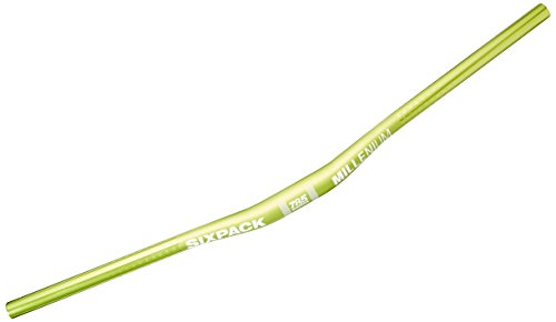 SixPack Racing Millenium785 Riser Handlebars, unisex_adult, Handlebar, SI-201541, electric green, 785 mm