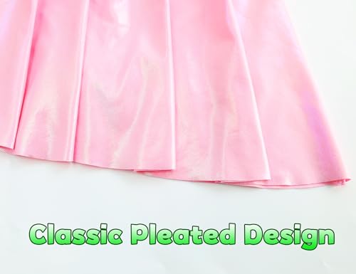 Image of Gnainach Girls Skorts High Waist Athletic Skirts with Shorts Stretchy Activewear for Teens Kids Performance Tennis