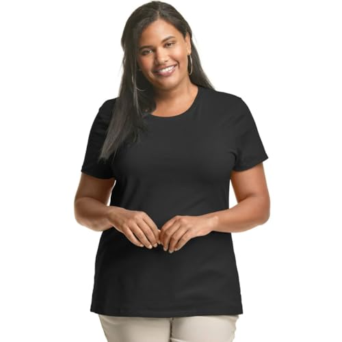 Image of Hanes Women's T-Shirt - Just My Size Cotton Tee - Plus Size Tee