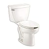 American standard 2462100020 cadet 11 gpf 2 piece elongated toilet with 12 in rough in white  urban country home decor