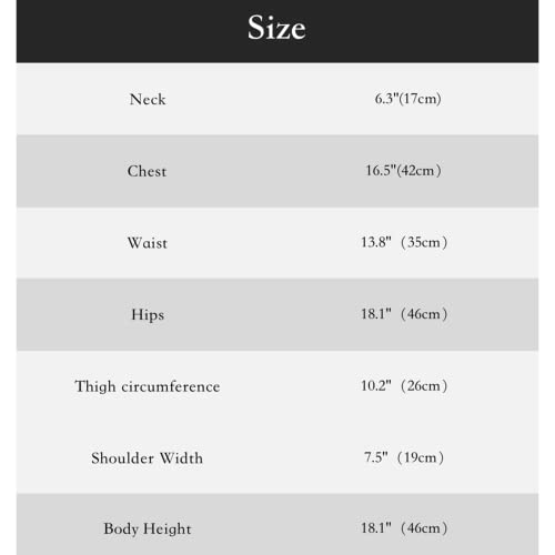 lavandeform Half Scale Dress Form 1:2 Miniature Sewing Mini Trouser Dress Form Straightly Into Body Inside,（Not Adult Full Size lnsertable pin Dressmaker Dummy (Black) by lavandeform - Image 2