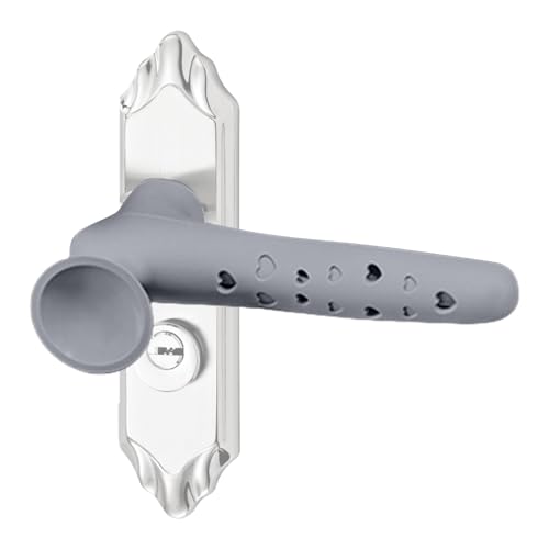 Protector de manija de puerta | Ganancia de protección para botón de puerta, revestimiento antideslizante resistente al calor, seguridad infantil | Para dormitorio cocina apartamento verano invierno