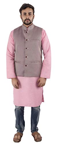 Image of Maharaja Men's Cottin Blend Nehru /Modi Jacket - Waist Coat for Men[6 Varients]