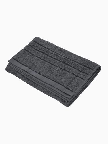 Image of Monte Carlo Essential 100% Cotton Small Bath Towel | 340 GSM Ultra Lightweight & Quick Dry | Soft Absorbent Compact Towel 60x120 cm | Bathroom Towel for Gym, Travel & Daily Use (Soho) | Navy Blue